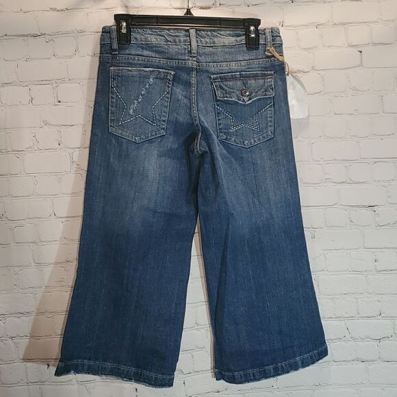 Ci Sono wide leg low rise capris size 5 NWT - Picture 5 of 8